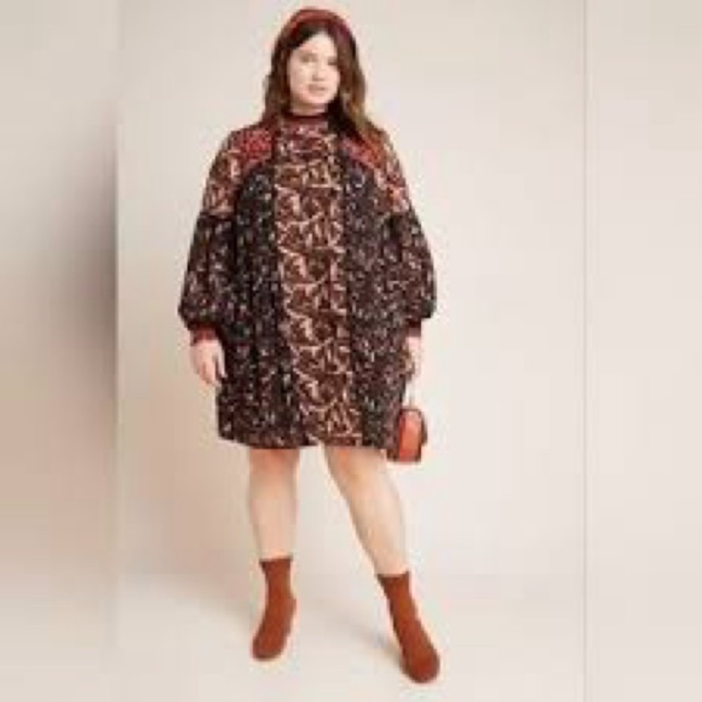 Bl^nk London floral tunic dress from Anthropologie - size 2X